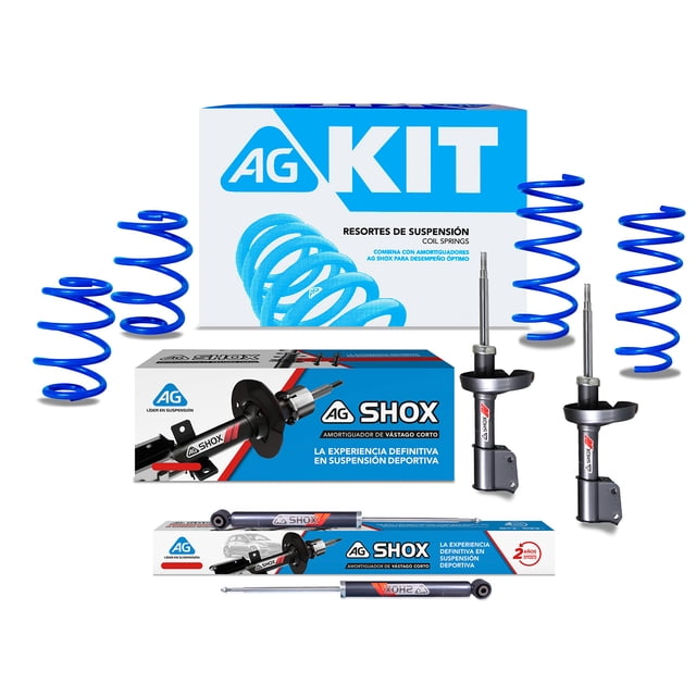 Kit Deportivo AG para Auto Completo para Nissan Platina 2001 a 2011 8 Piezas Nuevos