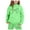 Light Green, variant on Girls Long Sleeve Hooded Pullover and Pants Set Soft Warm Sweatsuit Outfit for Toddler Kids