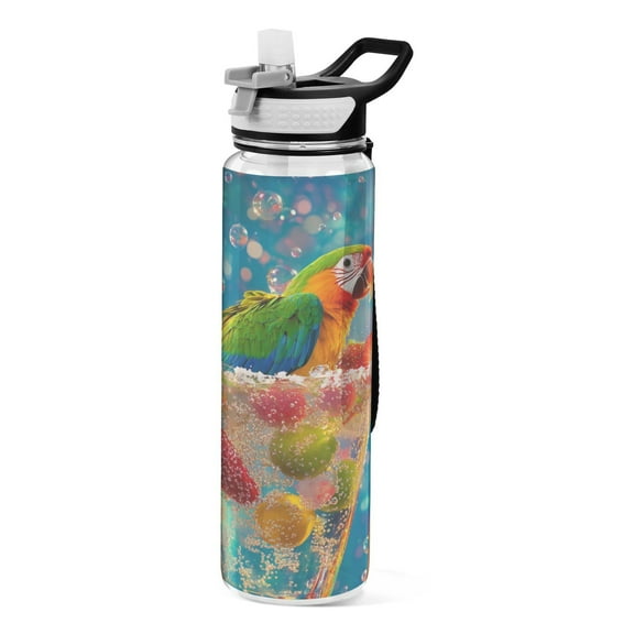 BZSMCE Sport Bottle Sparkling Summer Sips Outdoor sports Water Bottle Size: 10.4x3in