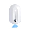 thumbnail image 2 of Dispensador Automático De Jabón Por Inducción Dispensador De Desinfectante De Manos Pequeño Soporte De Líquido De Gel Montado En La Pared Con Capacidad De 1100Ml Yuarrent HA026018-00, 2 of 7