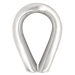 Campbell Galvanized Zinc Wire Rope Thimble 3/8 in. L Campbell Galvanized Zinc Wire Rope Thimble 3/8 in. L