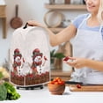 thumbnail image 3 of HELLHERO Proof Stain Food Processor Cover with There is only one dust cover Stylish 15.94"H x 9.45"L x 7.28"W, Snowman, 3 of 6