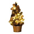 thumbnail image 2 of de Navidad de escritorio con luces, adornos navideños, manualidades, de Navidad Artificial, regalo de Navidad para oficina, fiesta, granja 10 luces 20cm mayimx Árbol de mesa, 2 of 9