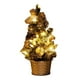 thumbnail image 2 of Árbol de Navidad de escritorio con luces, árbol de Navidad artificial para oficina al aire libre 10 luces 20cm BLESIY Árbol de mesa, 2 of 8
