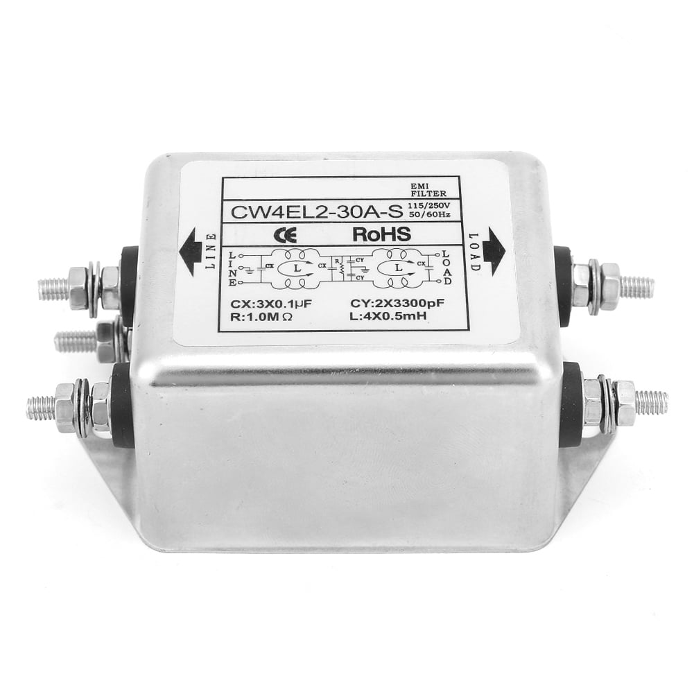 LANTRO EMI-Netzfilter CW4EL2-30A-S – 115/250V, 50/60Hz, 30A – Für Schaltnetzteile, Medizinische Geräte & Frequenzumrichter – Kompakt & Zuverlässig
