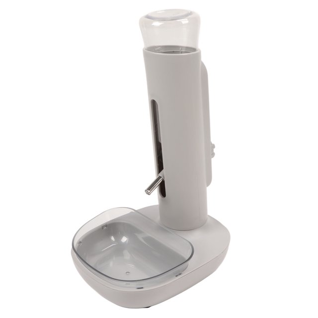 Auto Pet Water Dispenser Bowl, PP Control Water Dog Standing Water Dispenser Bowl 680ml Detachable Adjustable Height For Dogs