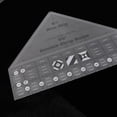 thumbnail image 3 of GUOOL Ruler Quilting Gauge Bright Background And Black Lines Knitting Accessory Ruler, 3 of 9