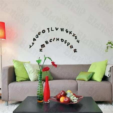 Christmas Alphabet Hemu Wall Decals Stickers Appliques Home