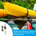 thumbnail image 4 of Uxcell Adjustable Rope Hanger, Ratchet Grow Light Hangers Reflective Reinforced Internal Gear Ratchet Black 1/8" x 7, 4 of 6