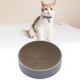 thumbnail image 1 of Rascador para Cartón en apariencia de cuenco Gato Cartón y estructura duraderos Gato que juega Rascarse y dormir Gris Salvador Dali Tabla de rascar para gatos, 1 of 8