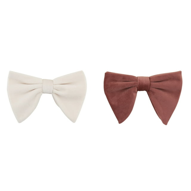 mmirethe Nœud Papillon en Velours Ajustable pour Femmes et Hommes Non Pelucheux Sans Déplacement Couture Fine Satin P