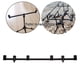 thumbnail image 4 of Barra de objetivo de pesca de aleación de aluminio con alarma de picada, soporte para cañas de pescar, herramienta para equipo de carpa 4 varillas 45cm, 4 of 9