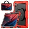 thumbnail image 2 of XYX For Lenovo Tab M11/K11 LTE 2024 Case 11 inch, 360 Rotating Shockproof Cover with Stand, Handle, Shoulder Strap (TB330FU/TB330XU/TB331FC), Red, 2 of 7
