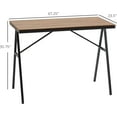 HOMCOM Industrial Bar Table With Steel Frame Counter Height Table Pub homcom-industrial-bar-table-with-steel-frame-counter-height-table-pub