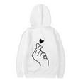 thumbnail image 5 of XEGLSBU Girls Hoodies Size 8-10 Customized Tie Dyed Girl's Hoodie Long Sleeve Soft Sweatshirt Graphic Hoody Kids Cute Pullovers Top Clothes For Girls And Boys White Size 12-13 Years, 5 of 6