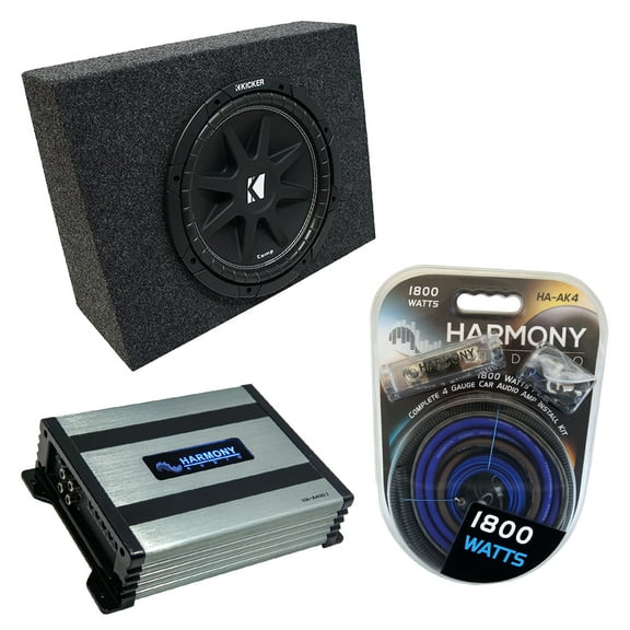 Universal Regular Standard Cab Truck Kicker Comp C12 Single 12 Sub Box HA-A400.1