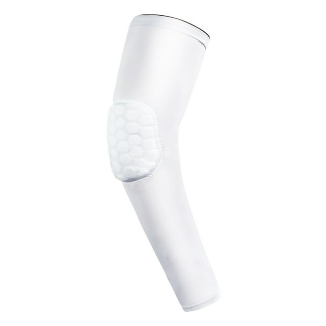 Protective Elbow Guard, Honeycomb Impact Absorbency, Lightweight Air Cushion, Sports Gear Cover, For Basketball Tennis Badminton, Anti-Collision Design, Adjustable Straps, Durable Polymer Akmoler
