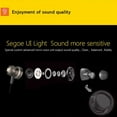 thumbnail image 4 of 3.5mm Wired Headset Turbo Subwoofer with Wheat Wire-Controlled Headphones In-Ear, 4 of 7