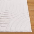 thumbnail image 4 of Safavieh Faux Rabbit Fur Katelynn Geometric Polyester Area Rug, Ivory, 2' x 3', 4 of 11