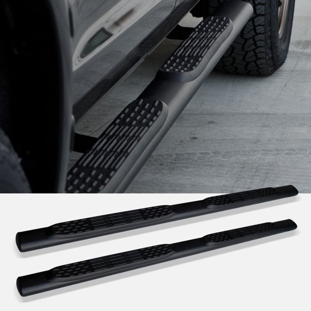 Stehlen 733469497332 5" Oval Side Step Nerf Bars Matte Black For 2001