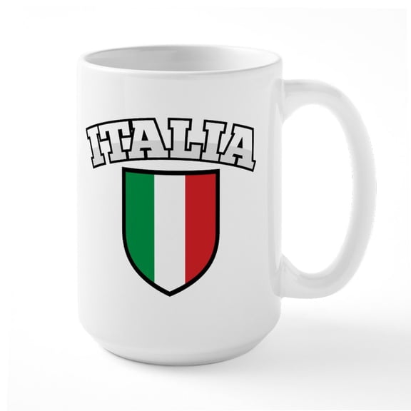 CafePress - Italia - 15 oz Ceramic Large White Novelty Mug