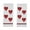 Love, variant on Park Designs Red Check Sweet Love Cute Heart Dishtowel Set of 2