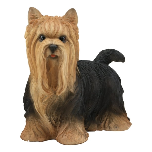 Ebros Realistic Long Haired Yorkie Statue 11 5 Pet Pal Ebros Realistic Long Haired Yorkie