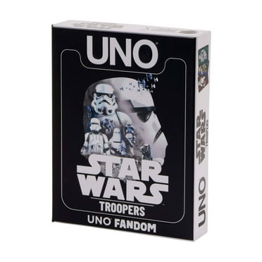 UNO Fandom Star Wars Troopers Card Game with Foil Card for Kids, Adults & Family (Walmart Exclusive)