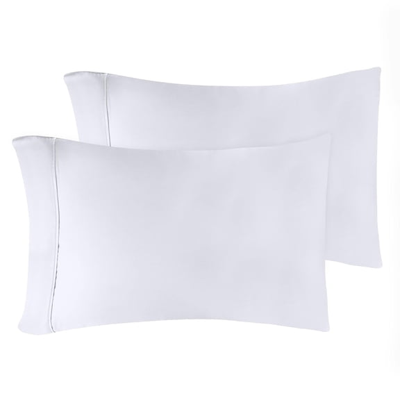 Superior Egyptian Cotton 400 Thread Count Pillowcases, Set of 2, King, White