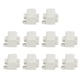 thumbnail image 4 of Caja de conectores de conexiones en línea, 10 piezas 60A 400V Bloques de terminales rápidos Conectores eléctricos compactos y livianos, 4 of 8