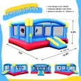 thumbnail image 4 of Causeair Inflatable Bounce House with Double Basketball Hoop and Throw Ball Game, 15ft x 14.8ft, Holds Up to 6 Kids, 4 of 7