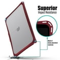 thumbnail image 3 of IBENZER Hexpact MacBook Air 13 Inch Case 2022 2021 2020 2019 Release New M1 A2337 A2179 A1932, Heavy Duty Protective Case with Screen Lock for Apple Mac 13 with Touch ID, Wine Red,HPE-AT13-WR, 3 of 8