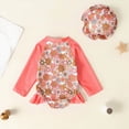 thumbnail image 4 of TOWED22 Toddler Baby Boy Girls One Piece Swimsuit Long Sleeve Zipper Bathing Suit Infant Rash Guard Swimwear Orange,18-24 M, 4 of 4