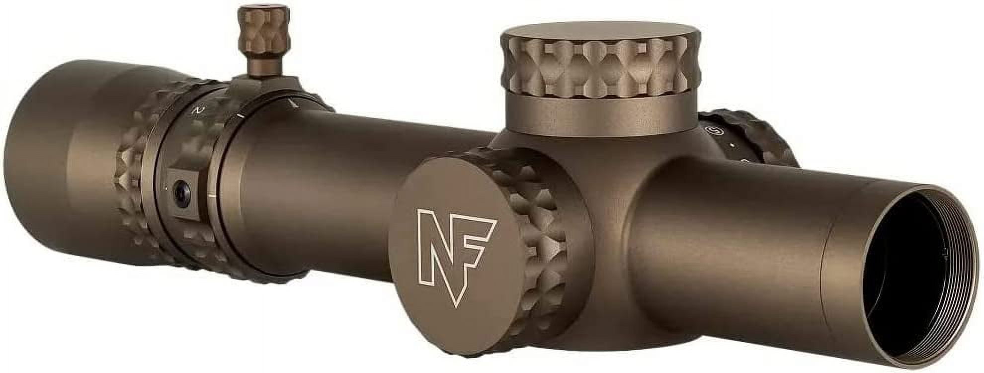 NIGHTFORCE NX8 1-8X24mm F1 Capped 30mm Tube Hunting Gun Scope with FC-DMX Reticle Dark Earth