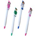thumbnail image 3 of Miangastore 4Pcs Press- Ballpoint Pen Cartoon Nurse Writing Pen Portable Ballpoint Pen Funny Writing Pen, 3 of 8