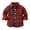 Red, variant on Maean Cotton Plaid Shirts for Girls Kids Button down Long Sleeve Causal Shirt Tops Toddler Fall Clothes