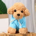 thumbnail image 2 of NETSENG Puppy Plush Toy Doll Teddy Dog Rag Doll Cute Cute Trumpet Simulation Animal Doll, 2 of 4