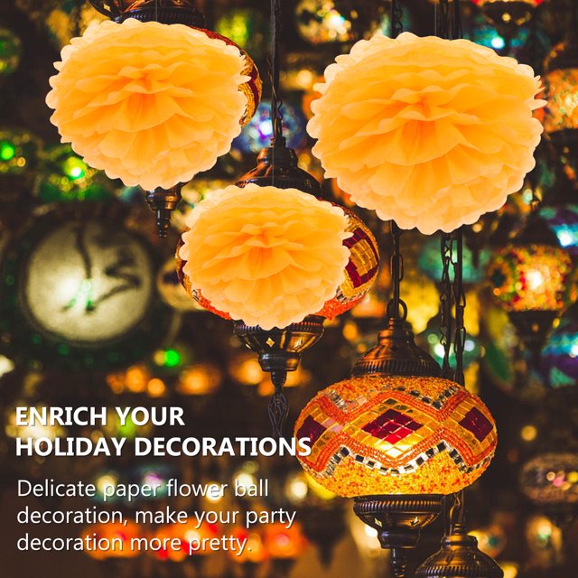 FUTUREORYY 12Ud Pom Poms De Decorativos En Para Eventos Y Fiestas