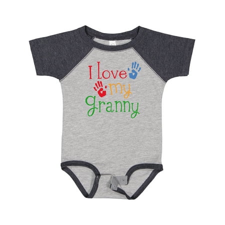 

Inktastic I Love My Granny Gift Baby Boy or Baby Girl Bodysuit