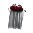 thumbnail image 4 of Diadema con velo para Halloween Yuyangstore accesorio decorativo para El pelo disfrazarse estilo gótico, 4 of 8