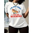thumbnail image 2 of Casual Short Sleeve Graphic Print Crew Neck T-Shirt for Spring & Summer, Women's Got Dog Clothing, 2 of 7