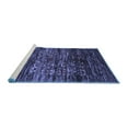 thumbnail image 2 of Ahgly Company Machine Washable Indoor Rectangle Abstract Blue Contemporary Area Rugs, 4' x 6', 2 of 4