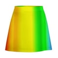 thumbnail image 6 of Skirt Female Colorful Print Elegant Mini Skirts High Waist Design Casual Skirt Big Size, 6 of 7