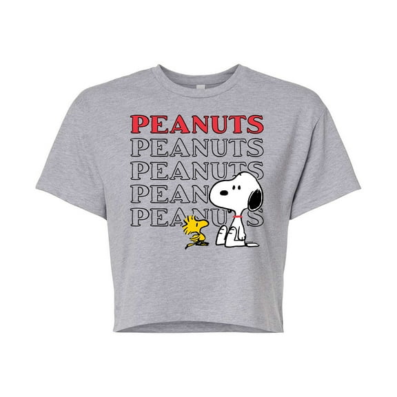 Peanuts - Snoopy Woodstock  - Cropped Tee