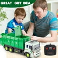 thumbnail image 4 of MesaSeCA Remote Control Excavator and Garbage Truck Toys with LED Lights - Perfect for Young Builders  Interactive Construction Vehicles for Kids Ages 3+, 4 of 7