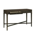 thumbnail image 6 of Olliix Kenna Fluted 2-Drawer Storage Solid Wood Console Table in Coffee, 6 of 9