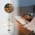 thumbnail image 4 of 10 Inch Wall Clock Battery Operated Silent Clock Decorative for Office, Kitchen, Outdoor, Living RoomVintage Usa Flag Cute, 4 of 4