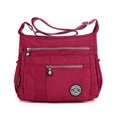 thumbnail image 3 of Bolso de nailon multibolsillos, ligero, de verano, tipo mensajero, para mujer, informal, bolso de mujer, 3 of 5