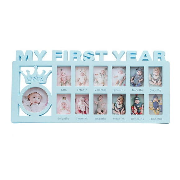 My First Year Picture Frames Memories Photo Frame Creative DIY Keepsake Picture Frames Gift for New Mums and Dads