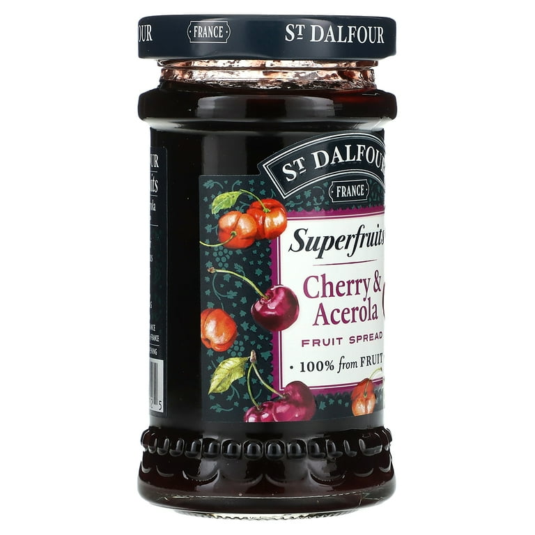 St. Dalfour Superfruits, Fruit Spread, Cherry & Acerola , 6 oz